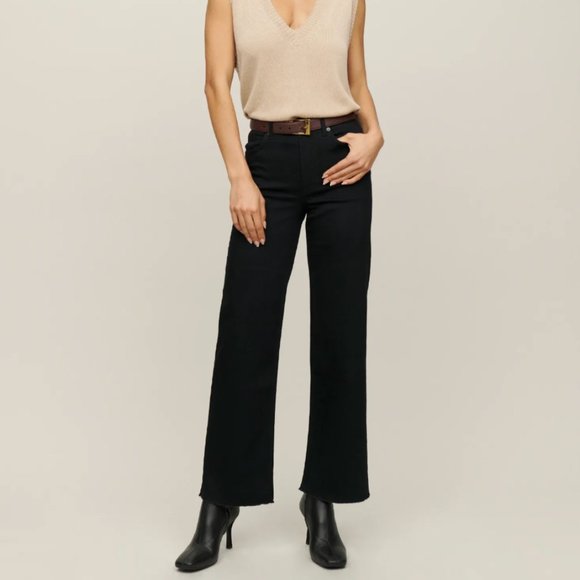 Reformation Emma High Rise Wide Leg Jeans Size 25 - Picture 1 of 7
